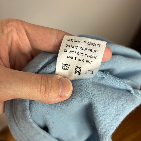 Boat House Apparel Georgetown Crewneck Sweatshirt Small blue boxy spellout - Picture 7 of 7